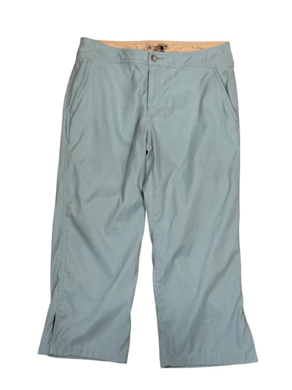 The North Face A5 Series Womens Hiking Outdoor Pants Blue Turquoise Cotton Blend